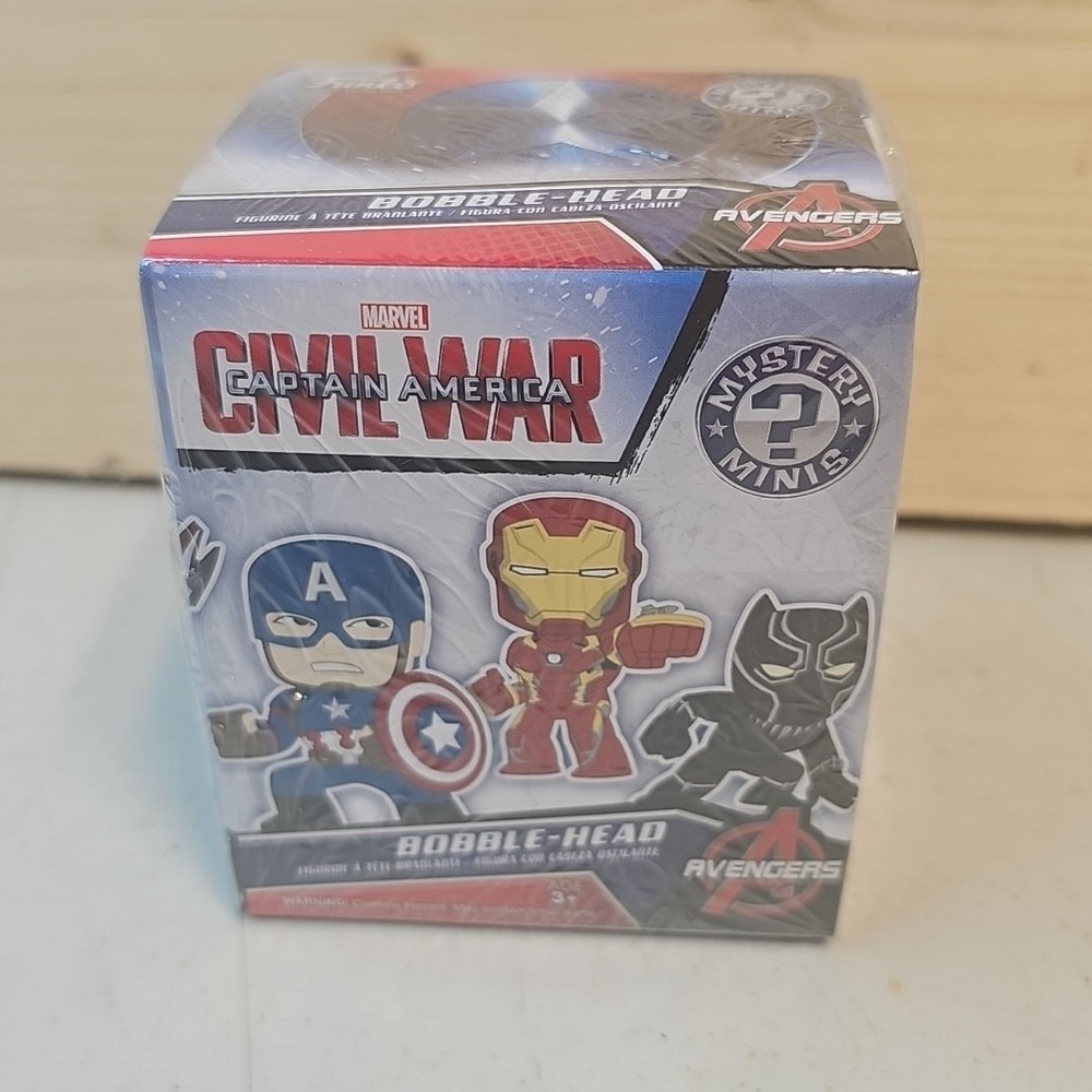 Funko Mystery Minis Captain America Civil War Vinyl Figure NIB Age 14+ Marvel